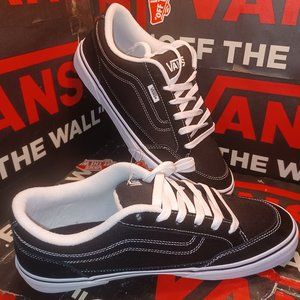 Vans Men's 11 Bearcat Black/White Sneakers VN000DT2BZW New